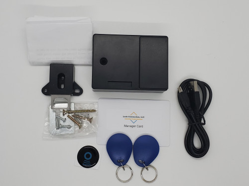 10 lock systems, Hidden RFID Cabinet Drawer Lock, 3 user fobs